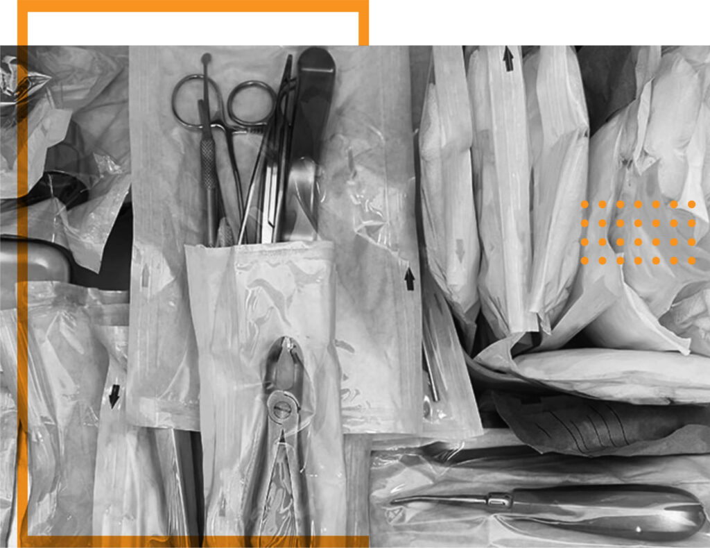 surgical instruments packing