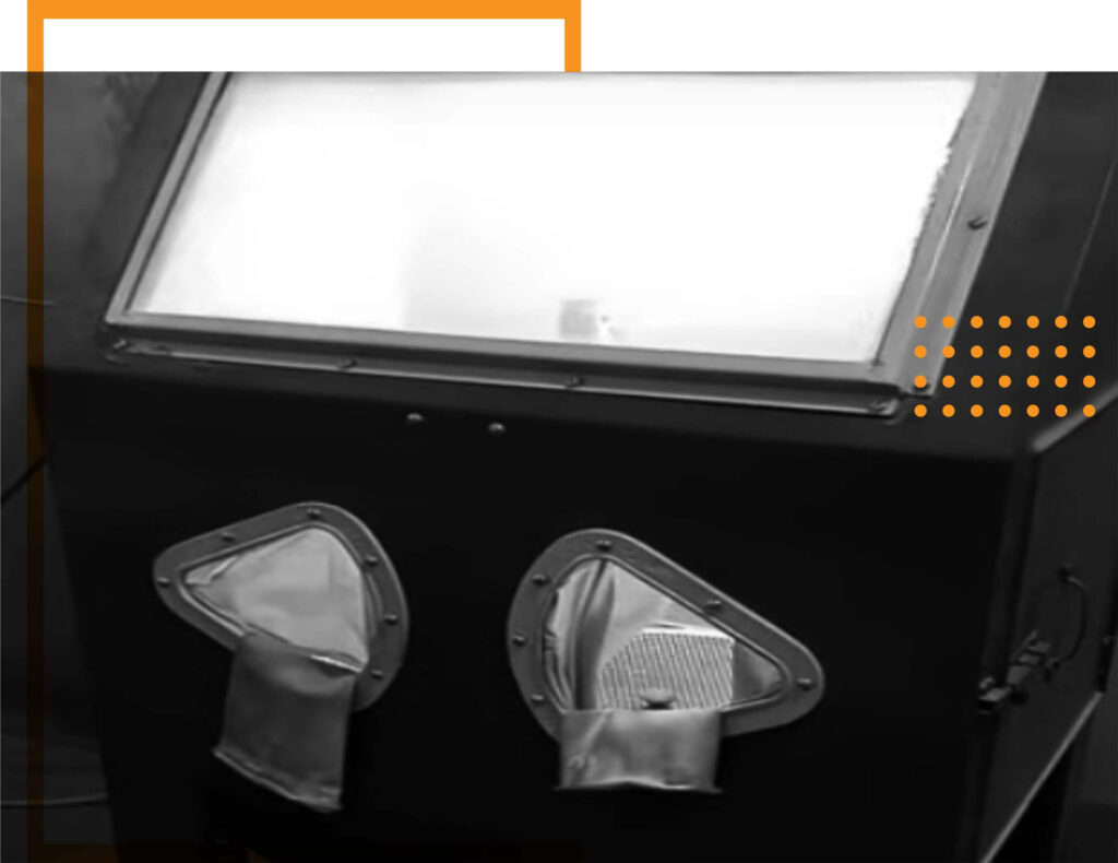 surgical instruments sandblasting